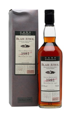 Blair Athol 1981 / Bot 1997 / Flora & Fauna / Sherry Cask