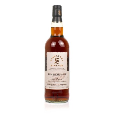 Ben Nevis 2015 100 Proof Edition #48, Signatory Vintage