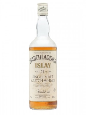 Bruichladdich 21 Year Old / Bottled 1980s