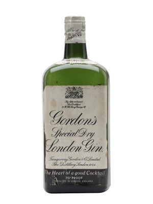 Gordon's / Bottled 1950s / Spring Cap / King George VI