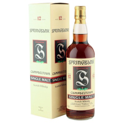 Springbank 12 Year Old, Nineties Green Thistle Bottling with Box