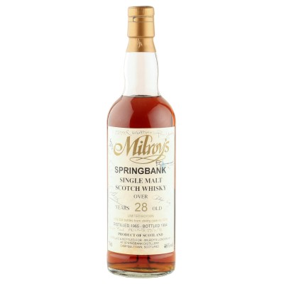 Springbank 1965 28 Year Old, Milroy's of Soho 1994 Bottling - Cask #1210