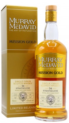Strathclyde Mission Gold - Koval Rye Cask Matured 1987 34 year old