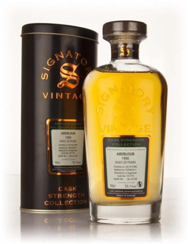 Aberlour 20 Year Old 1990 Signatory Cask #101779