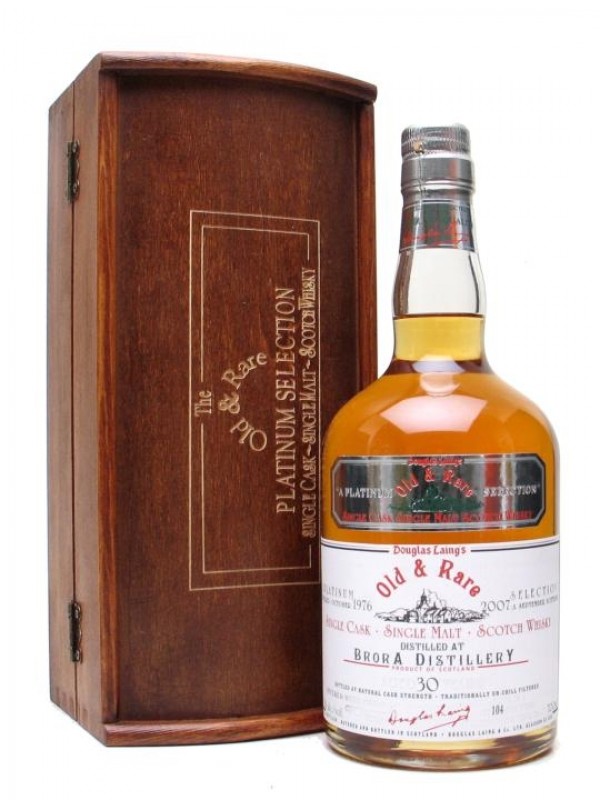 Brora 1976 30 Year Old Douglas Laing Platinum Selection