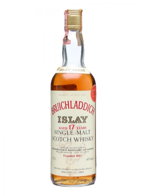 Bruichladdich 1964 17 Year Old Bottled 1980s
