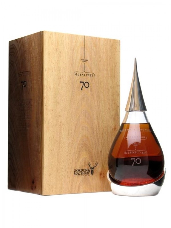 Glenlivet 1940 70 Year Old Generations Crystal Decanter Gordon & Macphail
