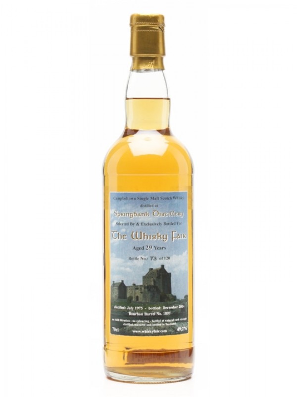 Springbank 1975 29 Year Old The Whisky Fair