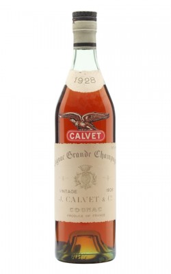 Calvet 1928 Cognac / Grande Champagne / Bot.1960s