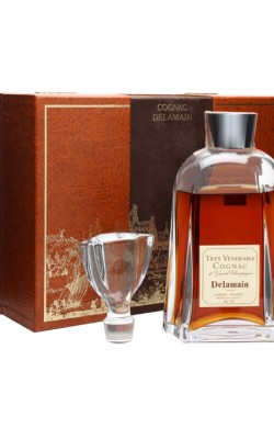 Delamain Tres Venerable Cognac / Daum Crystal / Bottled 1980s