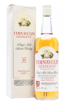 Tamnavulin-Glenlivet 10 Year Old / Bottled 1980s Speyside Whisky